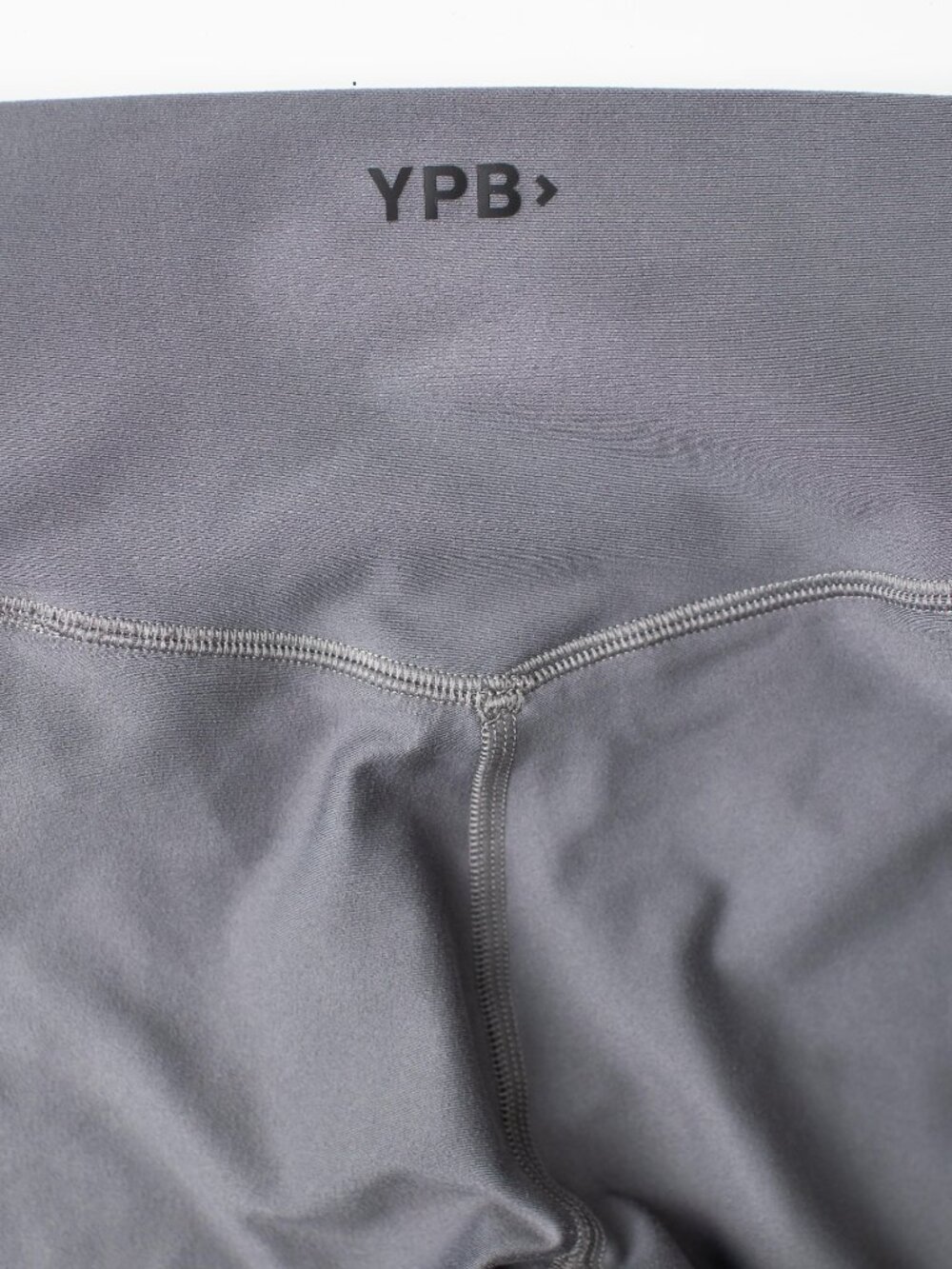 Abercrombie YPB Biker Shorts XXS Gray High Rise Athletic Workout Yoga Stretch - Picture 3 of 5
